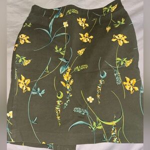 Ann Taylor Factory Floral Print Women's Skirt